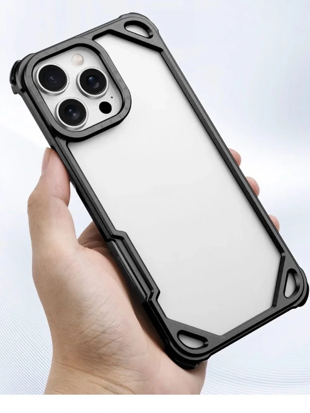 Black Aluminum Frame metal case  for iPhone 16 Pro NEW